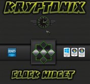 Kryptonix Clock Widget