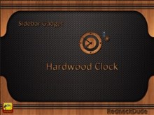 Hardwood Sidebar Clock