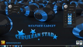 Cerulean Star Weather Gadget