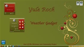 Yule Rock Weather Gadget
