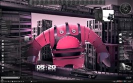 Giant Pink Robot