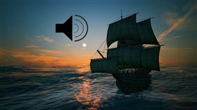 4K Sea Ship w.Sound