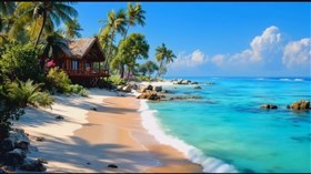 4K Sandy Beach