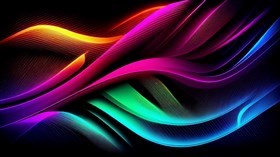 4K Neon Fling