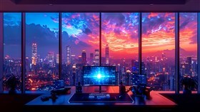 4K Desk with a View