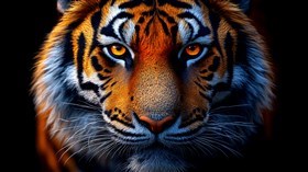 4K Tiger Eyes