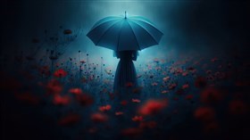 Blue Umbrella