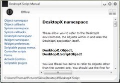 DesktopX Script Manual