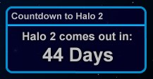 Halo2 Countdown