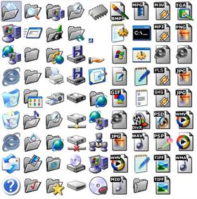 Gray XP Folders