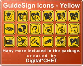 GuideSign Simple - Yellow