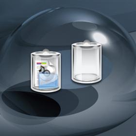Glassy Recycle Bin