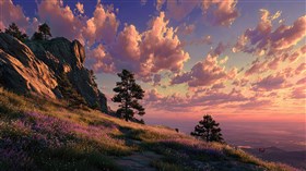 Sunset in the West