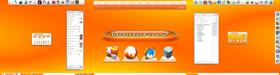 WhiteFire2 Theme 3840*1024