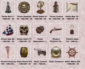 Pirate Pack 1 Dock Icons
