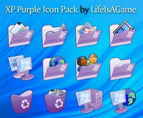 XP Purple Icon Pack