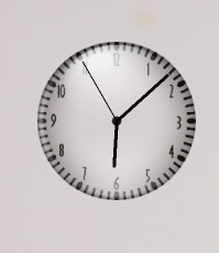 Bubble Clock Black