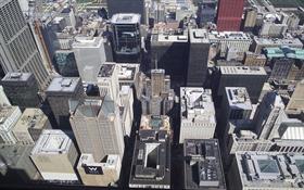 sears looking down on city 