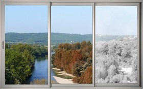 Window Beynac seasons