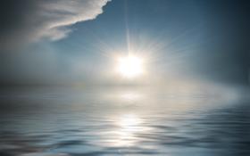 blazing sun