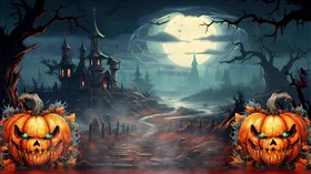 Witchie Pumpkin Castle
