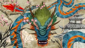 Chinese Dragon Painting 03