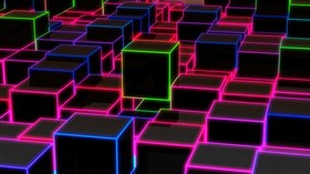4K HD Neon Cubes 2pk
