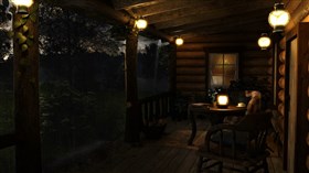 Cozy Cabin Rain