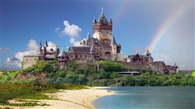 4K Castle Rainbow