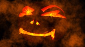 Burning Pumpkin