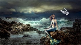 Mermaid by the Sea