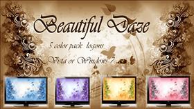 Beautiful Daze 5 color logons
