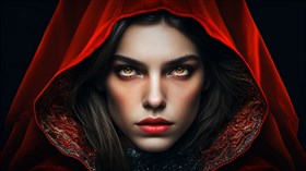 4K Lady In Red