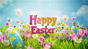 4K Happy Easter 2024