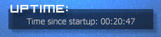 Time since startup (uptime)