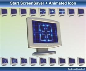 Start ScreenSaver + Animated Icon