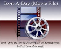 Icon-A-Day #36 (Movie File)