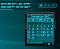 Sirus Sidebar Calendar