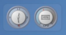 PR Glass - Clock and CPU