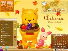 Autumn Pooh & Piglet