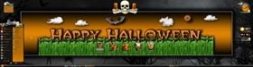 R.I.P 2007 Happy Halloween Theme 3840*1024