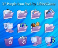 XP Purple Icon Pack