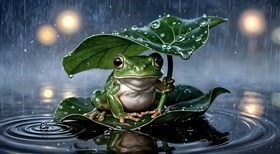 a cute frog