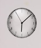 Bubble Clock Black