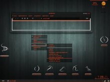 Red text