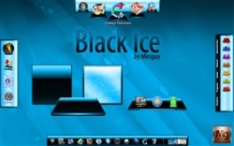 Black Ice Dock Backgrounds
