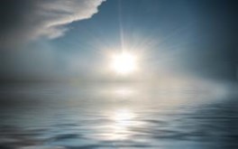blazing sun