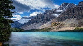 Bow Lake Rocky Mountains