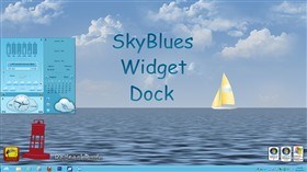 SkyBlues Widget Dock