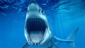 4K Great White Shark